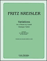 VARIATIONS ON A THEME BY CORELLI cover